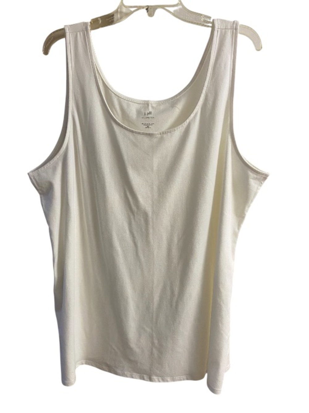 J. Jill white Scoop Neck Tank Top 3X